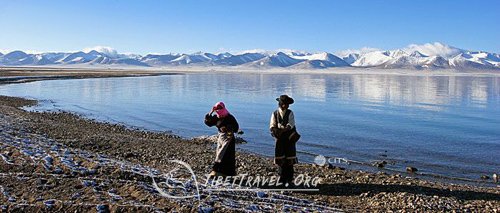 heavenly namtso lake in northwest of Lhasa 
