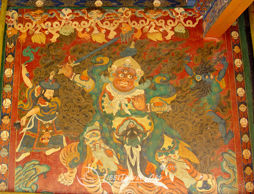 Neqoin Monastery wall painting