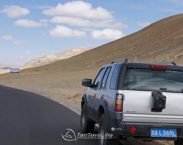 Driving in Tibet
