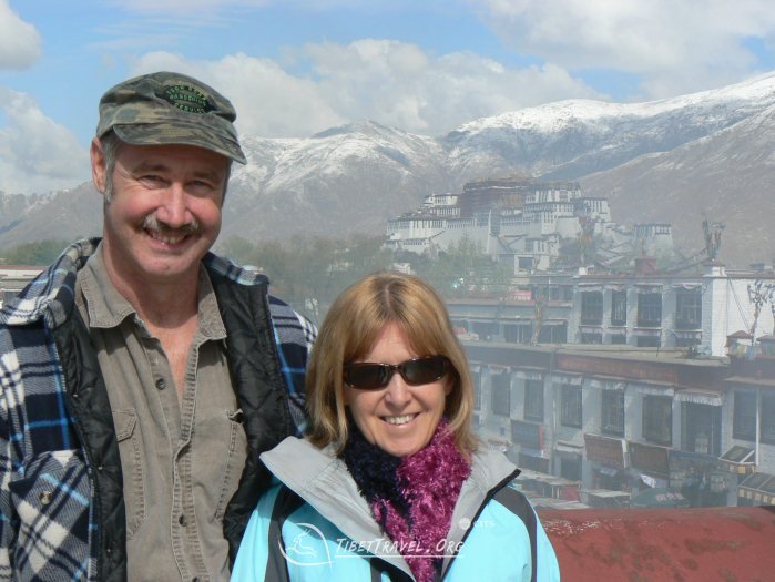 tourists in tibet
