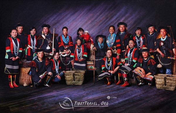Luoba people in Tibet