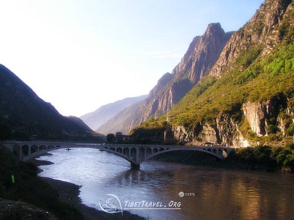 Jinsha River in Tibet