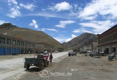 Darchen, a lonely village at the foot of Kailash