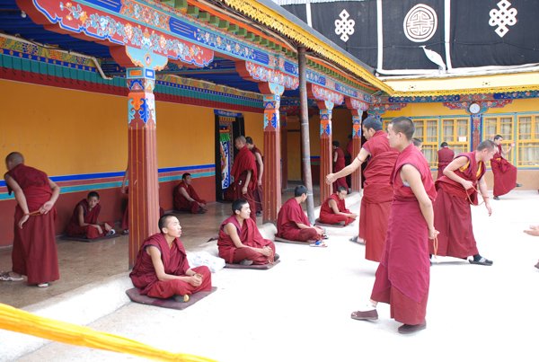 Lamas Debating Buddhist Scripture