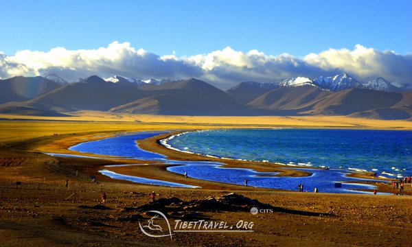 Holy lake in tibet