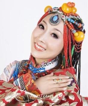 Tibetan young girl