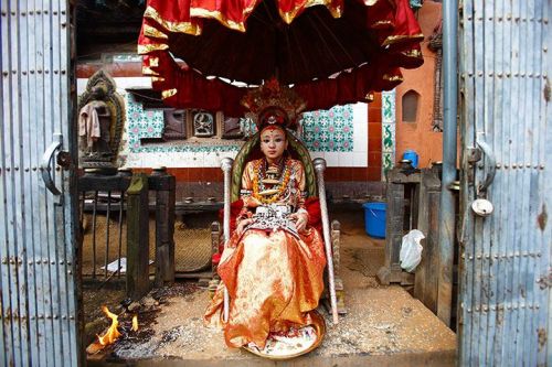 Nepal Goddness in the temple