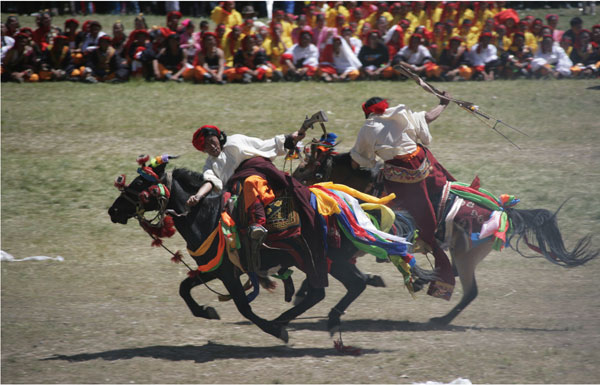 Equestrianism performance in Garze 