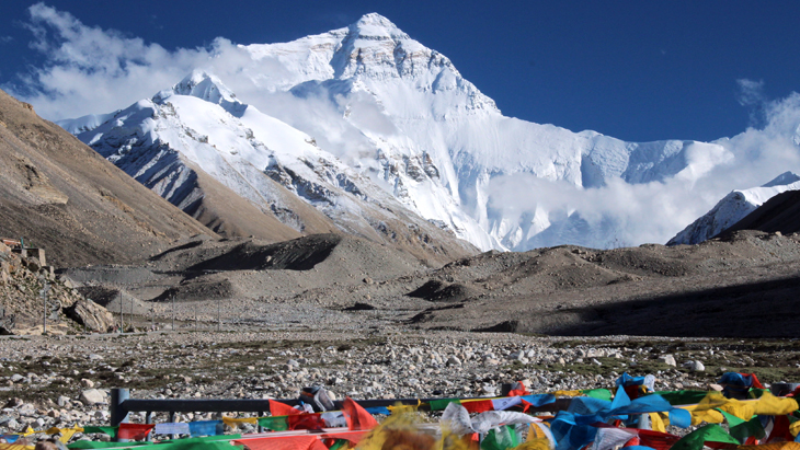 Mount Everest in Tibet