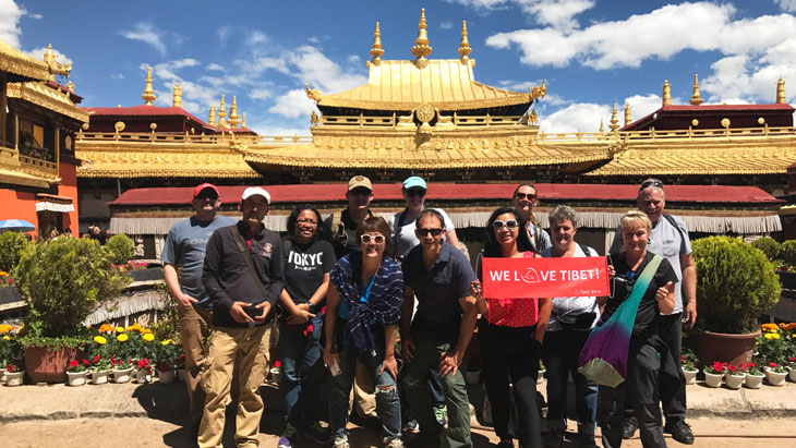 Group Photo in Jokhang Temple