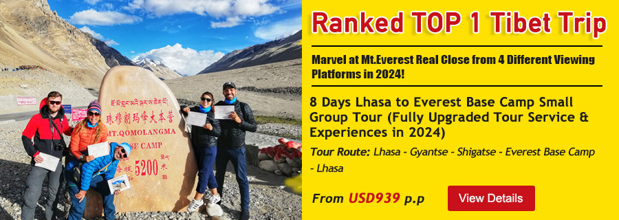 Lhasa to Everest Base Camp Tour for 8 Days