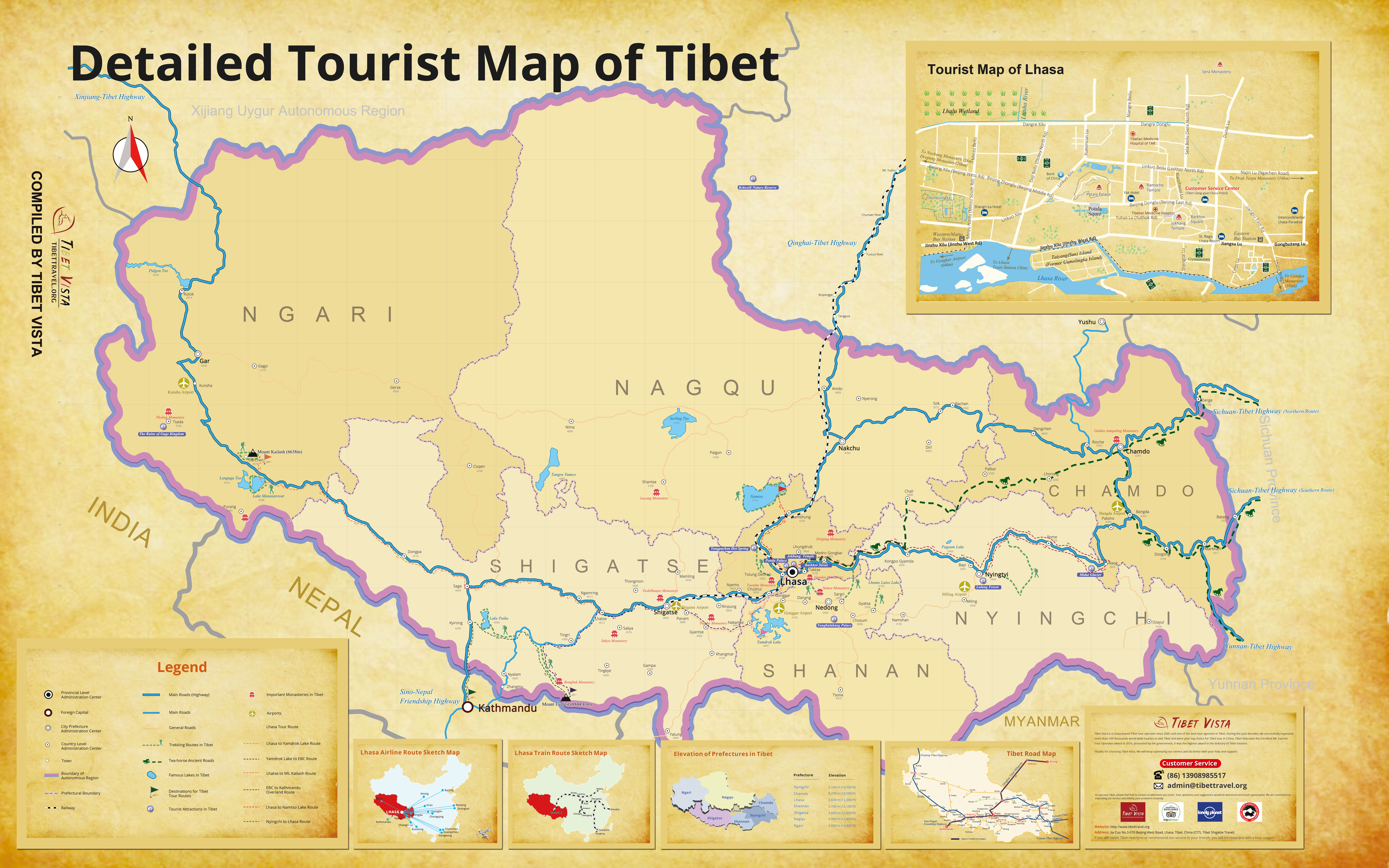 Tibet Map Loading