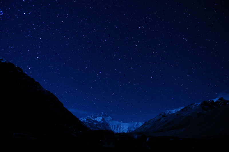 sky above Mt.Everest