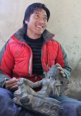 Tibetan craftsman