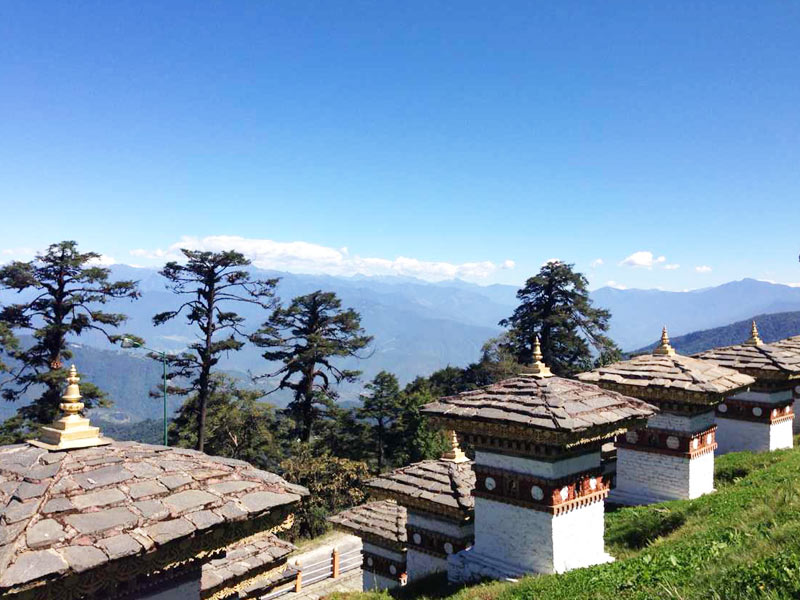 108 stupas in Bhudan