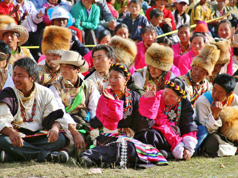 Shaoton Festival in Tibet